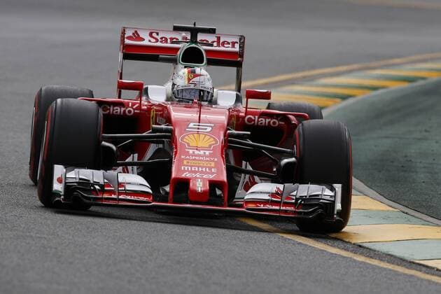 March 19, 2016 - Melbourne, Australia - SEBASTIAN VETTEL of Germany and Scuderia Ferrari drives during the qualifying session of the 2016 Formula 1 Australian Grand Prix at Albert Park Circuit, in Melbourne, Australia. F1 2016 - Australian Grand Prix - Qualifying - ZUMAg147