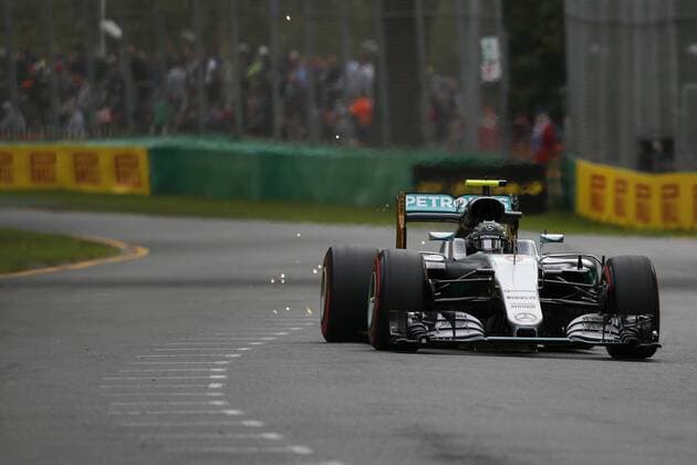 March 19, 2016 - Melbourne, Australia - NICO ROSBERG of Germany and Mercedes AMG Petronas F1 Team drives during the qualifying session of the 2016 Formula 1 Australian Grand Prix at Albert Park Circuit, in Melbourne, Australia. F1 2016 - Australian Grand Prix - Qualifying - ZUMAg147