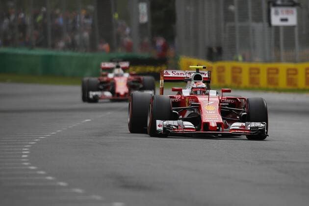 March 19, 2016 - Melbourne, Australia - KIMI RAIKKONEN of Finland and Scuderia Ferrari drives during the qualifying session of the 2016 Formula 1 Australian Grand Prix at Albert Park Circuit, in Melbourne, Australia. F1 2016 - Australian Grand Prix - Qualifying - ZUMAg147