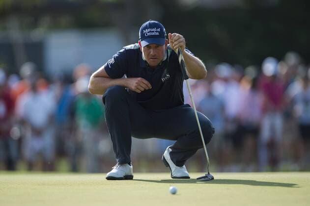 March 19, 2016: Henrik Stenson looks over his putt on 1 during the third round of the Arnold Palmer Invitational in Orlando, FL. (Photograph by Roy K. Miller Icon Sportswire) GOLF: MAR 19 PGA Golf Herren - Arnold Palmer Invitational presented by MasterCard - Third Round Icon160319031 EDITORIAL USE ONLY