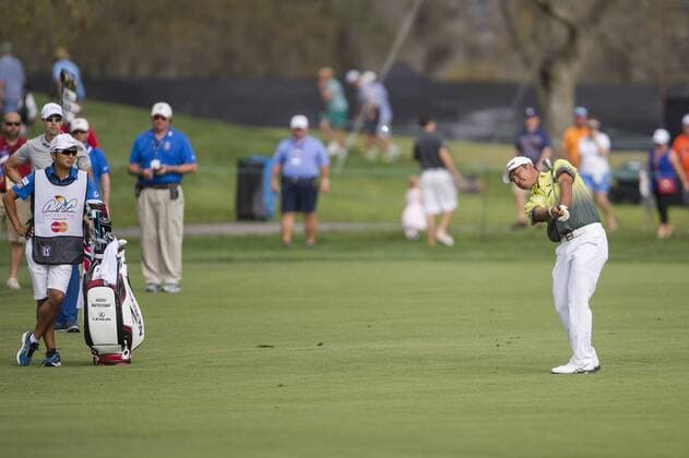 March 19, 2016: Hideki Matsuyama hits his approach on 6 during the third round of the Arnold Palmer Invitational in Orlando, FL. (Photograph by Roy K. Miller Icon Sportswire) GOLF: MAR 19 PGA Golf Herren - Arnold Palmer Invitational presented by MasterCard - Third Round Icon160319042 EDITORIAL USE ONLY