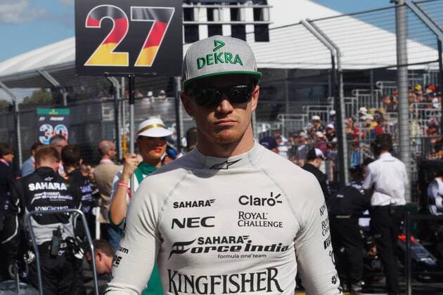 Australian Grand Prix, Melbourne 17 - 20 March 2016 20.03.2016 - Nico Hulkenberg (GER) Sahara Force India F1 VJM09 