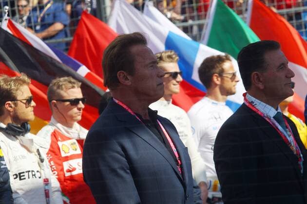 Australian Grand Prix, Melbourne 17 - 20 March 2016 20.03.2016 - Arnold Schwarzenegger (AU), Actor 