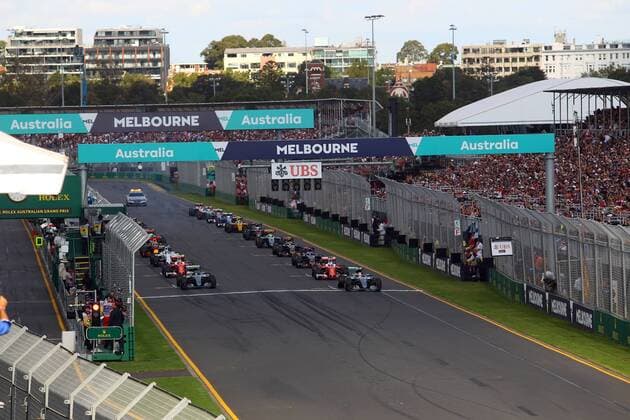 Australian Grand Prix, Melbourne 17 - 20 March 2016 20.03.2016 - Race, Start of the race 