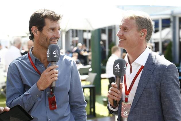 Motorsports: FIA Formula One World Championship WM Weltmeisterschaft 2016, Grand Prix of Australia, Mark Webber (AUS), David Coulthard (GBR) xHOCHxZWEIx