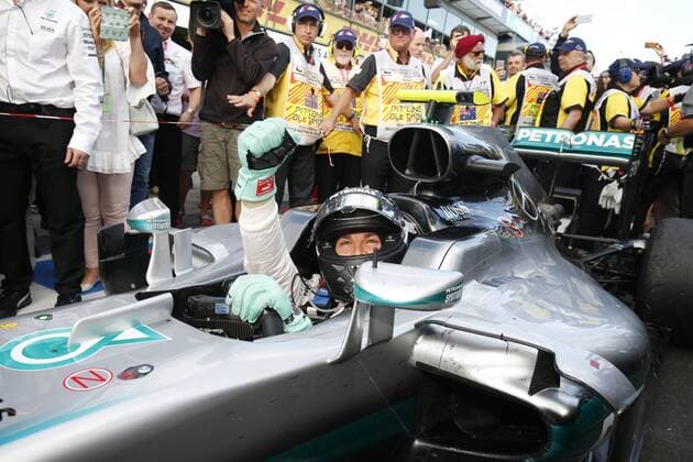 Motorsports: FIA Formula One World Championship WM Weltmeisterschaft 2016, Grand Prix of Australia, 6 Nico Rosberg (GER, Mercedes AMG Petronas Formula One Team), xHOCHxZWEIx