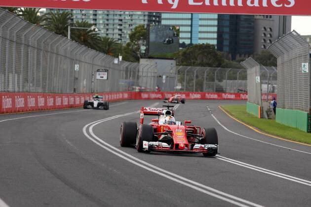 Australian Grand Prix, Melbourne 17 - 20 March 2016 20.03.2016 - Race, Sebastian Vettel (GER) Scuderia Ferrari SF16-H 