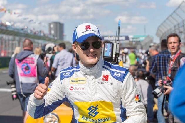 March 20, 2016: Felipe Nasr (BRA) 12 from the Sauber F1 Teamat the drivers parade prior to the 2016 Australian Formula One Grand Prix at Albert Park, Melbourne, Australia. Formula One 2016: Australia - Race - ZUMAc04_