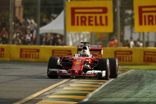 Motorsports: FIA Formula One World Championship WM Weltmeisterschaft 2016, Grand Prix of Australia, 5 Sebastian Vettel (GER, Scuderia Ferrari), xHOCHxZWEIx