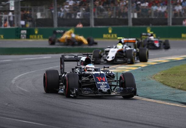 Motorsports: FIA Formula One World Championship WM Weltmeisterschaft 2016, Grand Prix of Australia, 14 Fernando Alonso (ESP, McLaren Honda Formula 1 Team), xHOCHxZWEIx