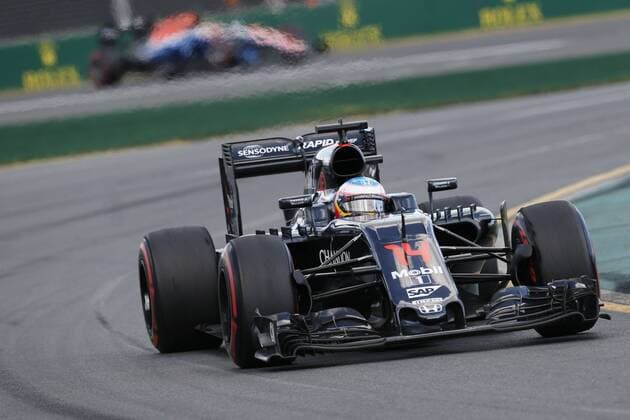 March 20, 2016 - Melbourne, Australia - FERNANDO ALONSO of Spain and McLaren Honda drives during the 2016 Formula 1 Australian Grand Prix at Albert Park Circuit, in Melbourne, Australia. F1 2016 - Australian Grand Prix - Rosberg Wins - ZUMAg147