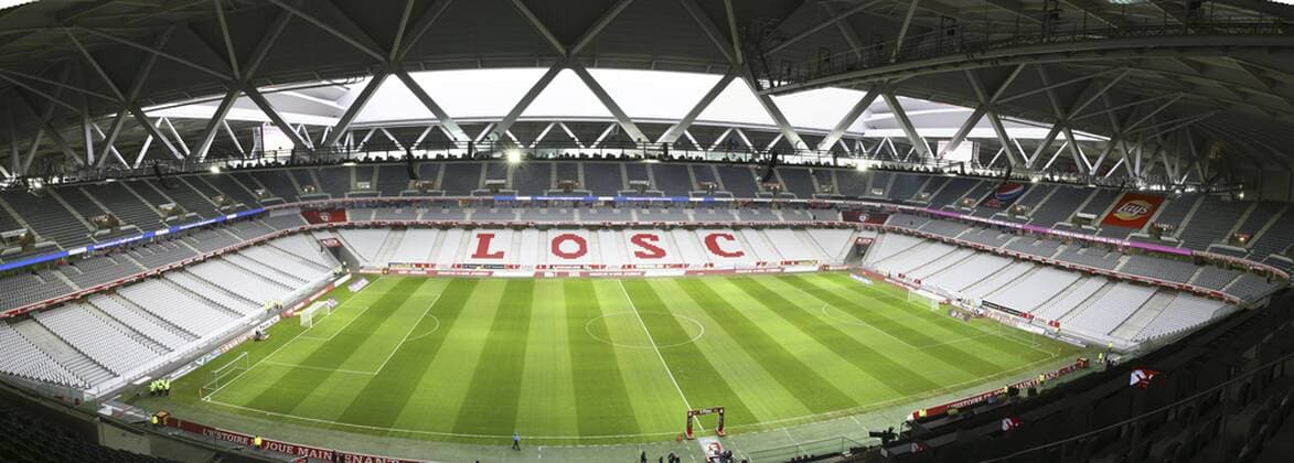 Stadionansichten, Stade Pierre Mauroy, Heimstätte Lille OSC - Frankreich, Ligue 1 - 19 03 2016 GwendolineLeGoff Panoramic 