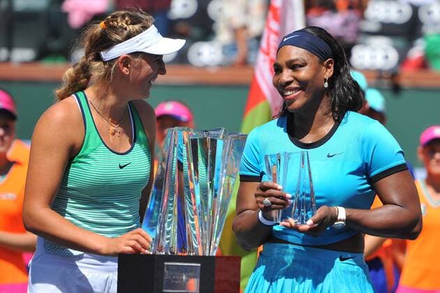 Victoria Azarenka (Bel) def Serena Williams (USA) TENNIS : Indian Wells 2016 - 20 03 2016 TennisMagazine Panoramic 