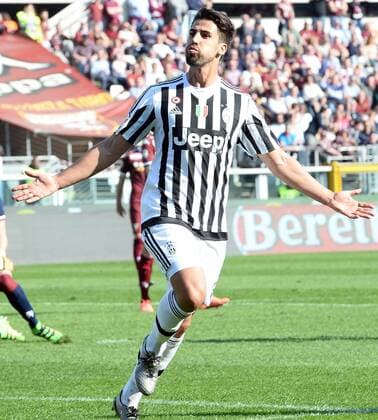 Fußball, FC Turin - Juventus Turin Turin, Italien - Fussball, Serie A, Torino FC vs. Juventus Turin: Sami Khedira 