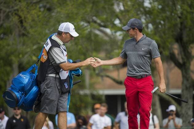 March 20, 2016: Rory McIlroy gets a clean ball from his caddie during the final round of the Arnold Palmer Invitational in Orlando, FL. (Photograph by Roy K. Miller Icon Sportswire) GOLF: MAR 20 PGA Golf Herren - Arnold Palmer Invitational presented by MasterCard - Final Round Icon160320030 EDITORIAL USE ONLY