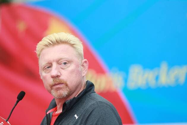 German tennis star Boris Becker attends the opening ceremony of the Boris Becker Tennis Academy in Shenzhen city, south China s Guangdong province, 19 March 2016. Former world No.1 tennis player Boris Becker hopes to help China become a force in world tennis after lending his name to a new academy at the Mission Hills resort in Shenzhen. The coach of current world No.1 Novak Djokovic said he was bemused that China, Li Na apart, has had little success in tennis and hopes the first academy under his name can help change that. With 51 courts at the sprawling resort, Mission Hills has been used as a training camp by China s national teams. They hope to launch a pilot scheme at the new Becker Academy in the summer and start taking students from September. Boris Becker launches academy to help China develop tennis  pbu418171_03