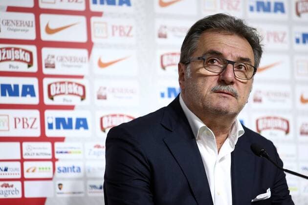 Ante Cacic press conference PK Pressekonferenz 21.03.2016., Zagreb - Press Conference of the coach of Croatian national football team Ante Cacic where they presented a new football jerseys.  SanjinxStrukic PIXSELL