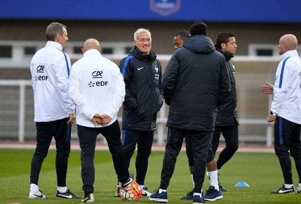 Didier Deschamps (fra) FOOTBALL : Training Nationalteam Frankreich - 21 03 2016 AnthonyBIBARD FEP Panoramic 