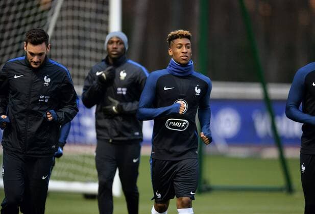 Kingsley Coman (fra) FOOTBALL : Training Nationalteam Frankreich - 21 03 2016 AnthonyBIBARD FEP Panoramic 
