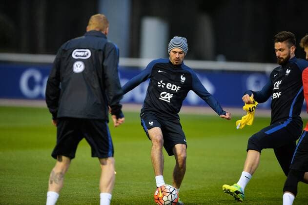 Christophe Jallet (fra) FOOTBALL : Training Nationalteam Frankreich - 21 03 2016 AnthonyBIBARD FEP Panoramic 