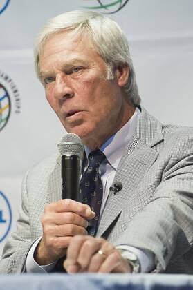 March 21, 2016: Ben Crenshaw at press conference PK Pressekonferenz before the start of the World Golf Championships-Dell Match Play at the State Theatre in Austin, Texas. PGA Golf Herren 2016: World Golf Championships MAR 21 - ZUMAc04_