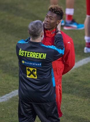 Stegersbach 21.03.2016, Sportzentrum, Stegersbach, AUT, OeFB Training, im Bild David Alaba (AUT) David Alaba (AUT) during a Trainingssession of Austrian National Footballteam at the Sportcenter in Stegersbach, Austria on 2016 03 21.  EP_ang  
