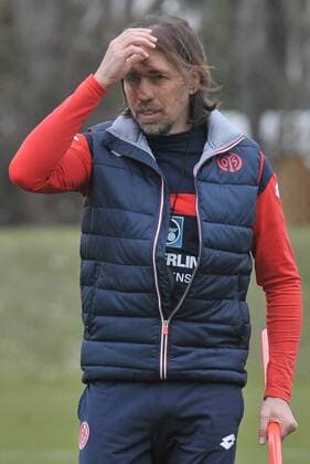 22.03.2016, xTKx, Fussball 1.Bundesliga, FSV MAINZ 05 Training, emspor, v.l. Trainer Martin Schmidt (Mainz 05) ,