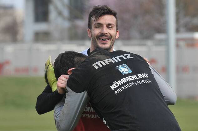 22.03.2016, xTKx, Fussball 1.Bundesliga, FSV MAINZ 05 Training, emspor, v.l. Gianluca Curci (Mainz 05), Giulio Donati (Mainz 05) ,