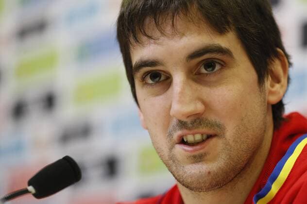 Füßball, Länderspiel, Nationalteam Spanien Pk Spain s National soccer team player San Jose speaks during a press conference PK Pressekonferenz held at Las Rozas sports complex in the outside of Madrid, Spain, 22 March 2016. Spain will play two friendly matches against Italy on 24 March 2016 and against Romania on 27 March. Spain s press conference !ACHTUNG: NUR REDAKTIONELLE NUTZUNG!  GRA220 20160322-635942530361897829