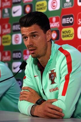 March 22, 2016 - Lisbon, Portugal - Portuguese soccer player Jose Fonte during a press conference PK Pressekonferenz at the Restelo stadium in Lisbon, Portugal on March 22, 2016, ahead of the friendly matches against Bulgaria on March 25 and with Belgium on March 29 in preparation for the Euro 2016 in France. Portugal s Soccer players press conference in Lisbon Portugal - ZUMAf123