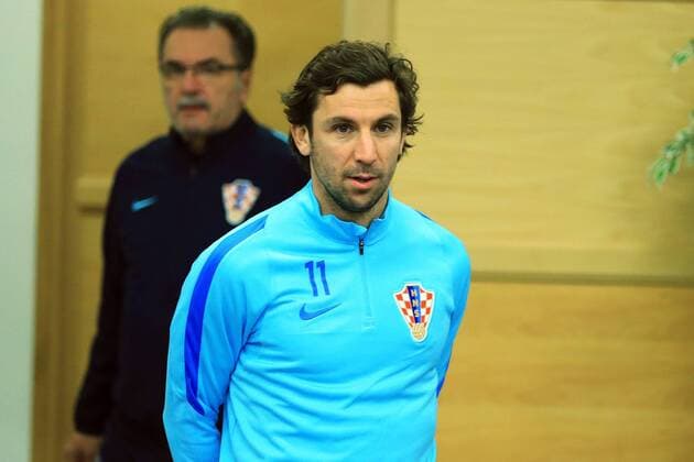Fußball, PK Nationalteam Kroatien press conference PK Pressekonferenz of Croatia Football team ahead of their friendly match against Israel 22.03.2016., Osijek, Croatia - Darijo Srna attends a press conference ahead of their friendly match against Israel.  DavorxJavorovic PIXSELL