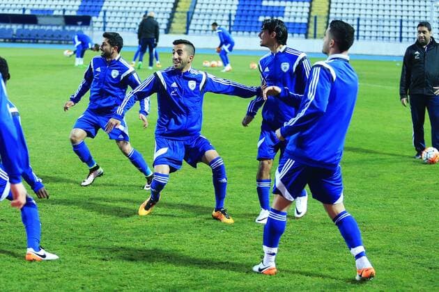 Training session ofIsrael Football team ahead of their friendly match against Croatia 22.03.2016., Osijek, Croatia - Israel national football team held a training session on stadium Gradski vrt (City Garden). Israel will play a friendly match against Croatia in Osijek on 23 March 2016.  DavorxJavorovic PIXSELL