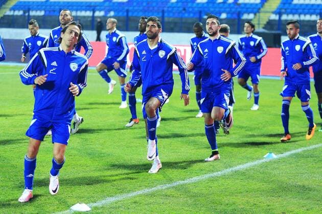Training session ofIsrael Football team ahead of their friendly match against Croatia 22.03.2016., Osijek, Croatia - Israel national football team held a training session on stadium Gradski vrt (City Garden). Israel will play a friendly match against Croatia in Osijek on 23 March 2016.  DavorxJavorovic PIXSELL