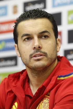 Pedro Rodriguez in press conference PK Pressekonferenz during Spanish national football team stage. March 22,2016.  (2016032206)