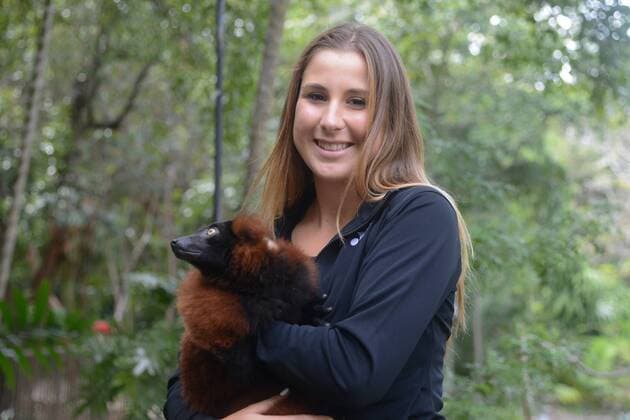 March 22, 2016 - Miami, Florida, United States - BELINDA BENCIC poses for a picture at the Jungle Island zoological Park in Miami Florida Tennis 2016 - Miami Open - Day 2 - ZUMAl132