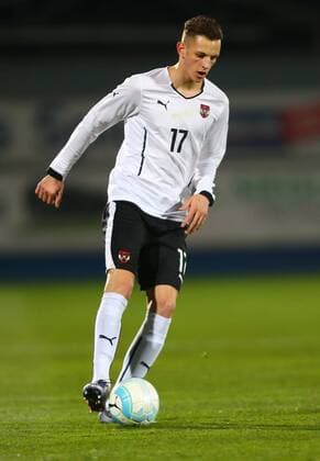 SOCCER - U18, AUT vs ENG, test match WIENER NEUSTADT,AUSTRIA,23.MAR.16 - SOCCER - OEFB Under-18 international match Länderspiel Austria vs England, friendly match. Image shows Alexander Kogler (AUT). GEPAxpictures xCh.xKelemen