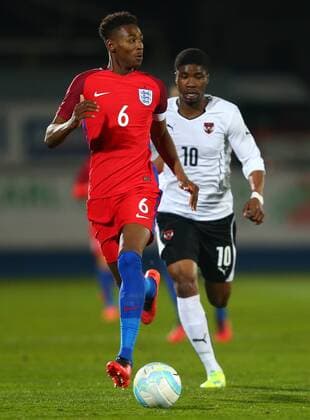 SOCCER - U18, AUT vs ENG, test match WIENER NEUSTADT,AUSTRIA,23.MAR.16 - SOCCER - OEFB Under-18 international match Länderspiel Austria vs England, friendly match. Image shows Reece Oxford (ENG). GEPAxpictures xCh.xKelemen