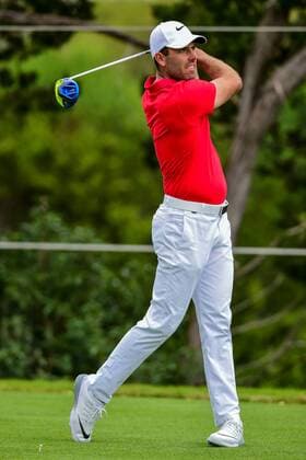23 MAR 2016: Charl Schwartzel watches his tee shot on number 2 during the World Golf Championships - Dell Match Play Round 1 at the Austin Country Club Austin, Texas. (Photo by Ken Murray Icon Sportswire) GOLF: MAR 23 PGA Golf Herren - World Golf Championships-Dell Match Play - Round 1 Icon1603231007 EDITORIAL USE ONLY