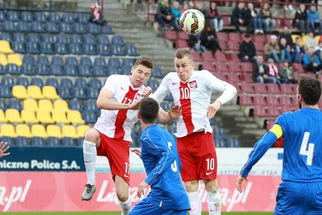 SZCZECIN, 23.03.2016 U20 U 20 Tournament Football - Poland vs Italy - JAN BEDNAREK, PAWEL STOLARSKI FOT. KRZYSZTOFxCICHOMSKI NEWSPIX.PL --- Newspix.pl  160323KCI005