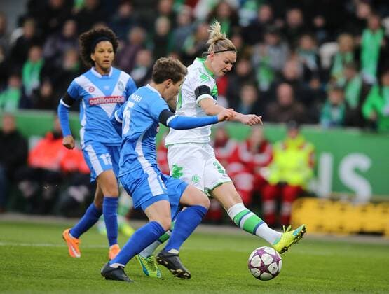 Alexandra Popp (VfL Wolfsburg) erzielte das 2-0