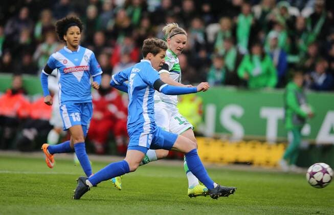 Alexandra Popp (VfL Wolfsburg) erzielte das 2-0