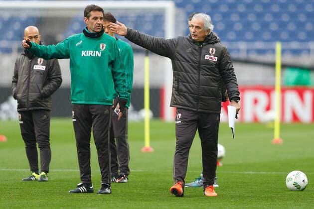 Fußball, WM-Quali, Training Nationalteam Japan Vahid Halilhodzic (JPN), MARCH 23, 2016 - Football Soccer : Japan training session ahead of the FIFA World Cup WM Weltmeisterschaft Fussball Russia 2018 Asian Qualifier Second Round match agansit Afghanistan at Saitama Stadium 2002 in Saitama, Japan. Noxthirdxpartyxsales  (ipha019905)