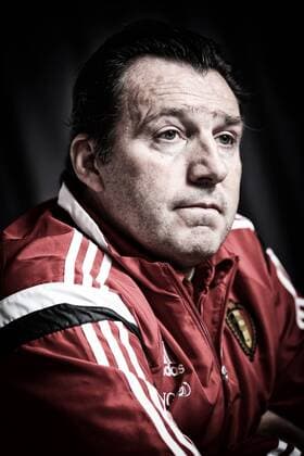 Fußball, PK Marc Wilmots - Nationalteam Belgien Belgium s head coach Marc Wilmots pictured during a press conference PK Pressekonferenz of the Belgian national soccer team Red Devils, Thursday 24 March 2016 in Brussels. The Red Devils will play a friendly game in and against Portugal on 29 March, the match was moved due to safety concerns after the Brussels terrorists attacks. The game is a preparation for the upcoming Euro2016. VIRGINIExLEFOUR  x04819878x