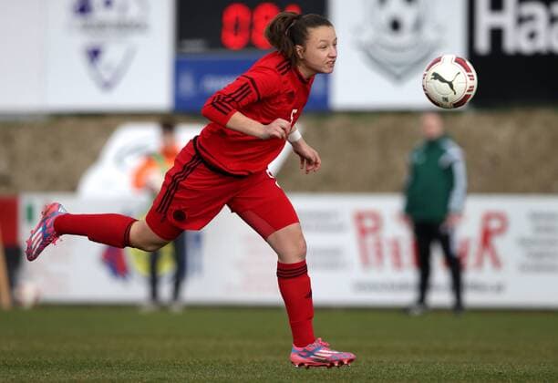 SOCCER - UEFA U17 U 17 Nationalteam EURO quali women, AUT vs GER ROHRENDORF,AUSTRIA,24.MAR.16 - WOMEN SOCCER - UEFA Women s Under-17 championship, qualification, Elite round, OEFB international match Nationalmannschaft-Länderspiel Austria vs Germany. Image shows Tanja Pawollek (GER). GEPAxpictures xWalterxLuger