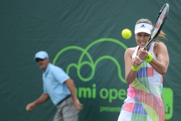 March 24, 2016 - Miami, Florida, United States - ANA IVANOVIC in her match vs T. Pereira in the Miami Open. Tennis 2016 - Miami Open - Day 4 - ZUMAl132