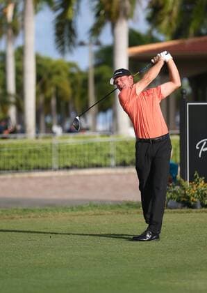 24 March 2016: Alex Cejka hits from the tees on the Hole 1 of the First Round of the Puerto Rico Open at Coco Beach Golf & Country Club in Rio Grande, PR, USA. GOLF: MAR 24 PGA Golf Herren - Puerto Rico Open - First Round Icon1603245 EDITORIAL USE ONLY