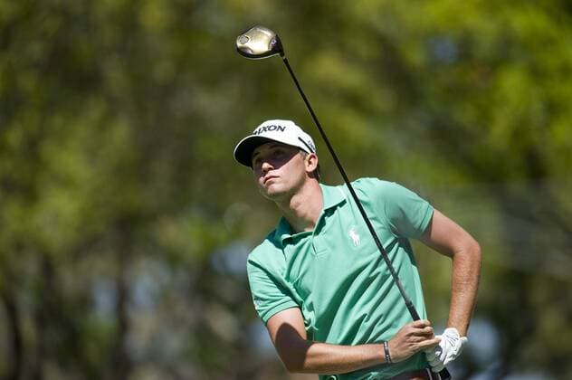 March 24, 2016: Smylie Kaufman in action World Golf Championships-Dell Match Play Round 2 at the Austin Country Club. Austin, Texas. PGA Golf Herren 2016: World Golf Championships MAR 24 - ZUMAc04_
