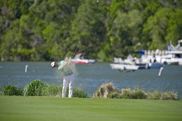 March 24, 2016: Smylie Kaufman in action World Golf Championships-Dell Match Play Round 2 at the Austin Country Club. Austin, Texas. PGA Golf Herren 2016: World Golf Championships MAR 24 - ZUMAc04_