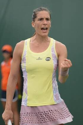 March 24, 2016 - Miami, Florida, United States - ANDREA PETKOVIC of Germany in action during her match vs C. Garcia at the Miami Open. Tennis 2016 - Miami Open - Day 4 - ZUMAl132