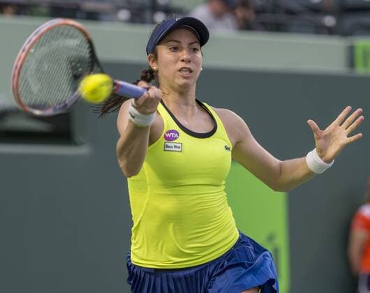March 24 2016: Christina McHale (USA) loses to Serena Williams (USA) 6-3, 5-7, 6-2, at the Miami Open being played at Crandon Park Tennis Center in Miami, Key Biscayne, Florida. Ã‚Â© Tennis 2016: Miami Open March 16 - ZUMAc04_